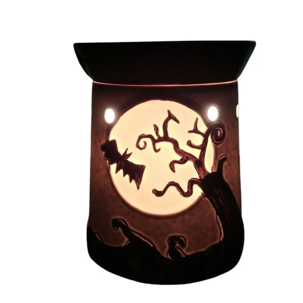 Scentsy FRIGHT NIGHT Halloween Warmer RETIRED 6x6 Full Size Originl Box USA 2010